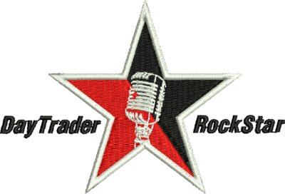 Day Trading Rock Star Black Text
