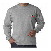Grey L/s Day Trading Rock Star Embroidery