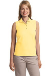 Port Authority® - Ladies Silk Touch™ Sleeveless Polo. L500SVLS 