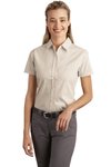 Ladies Short Sleeve Easy Care, Soil Resistant Shirt