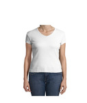 Ladies V-Neck Shirt (S22w White)