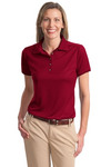 Port Authority® - Ladies Poly-Bamboo Charcoal Birdseye Jacquard Polo. L498