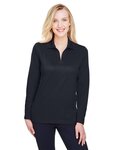 Women's CrownLux Performance® Plaited Long Sleeve Polo