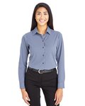 Women's CrownLux Performance® Tonal Mini Check Woven Dress Shirt
