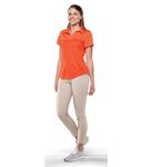 Ladies Shadow Tonal Heather Polo