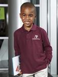 Port Authority® - Youth Long Sleeve Silk Touch™ Polo. Y500LS 